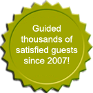 guided over one thousand guests