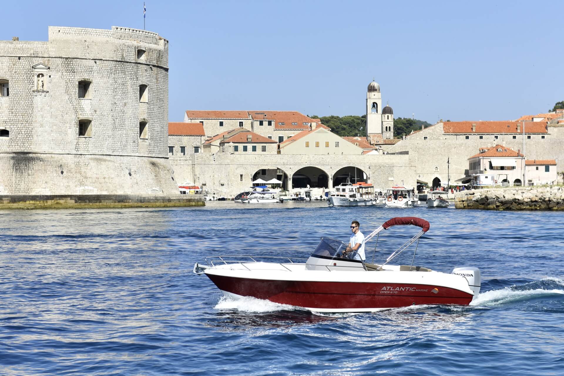 ATLANTIC OPEN 670 BOAT RENTAL DUBROVNIK Adriatic Explore